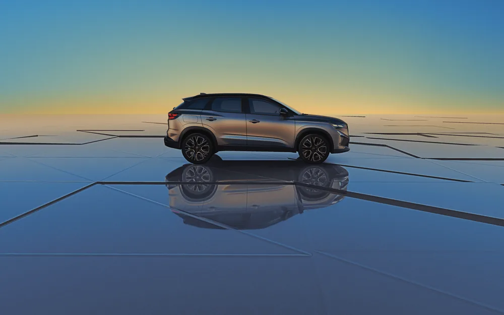 Renault Austral, vue trois quarts avant