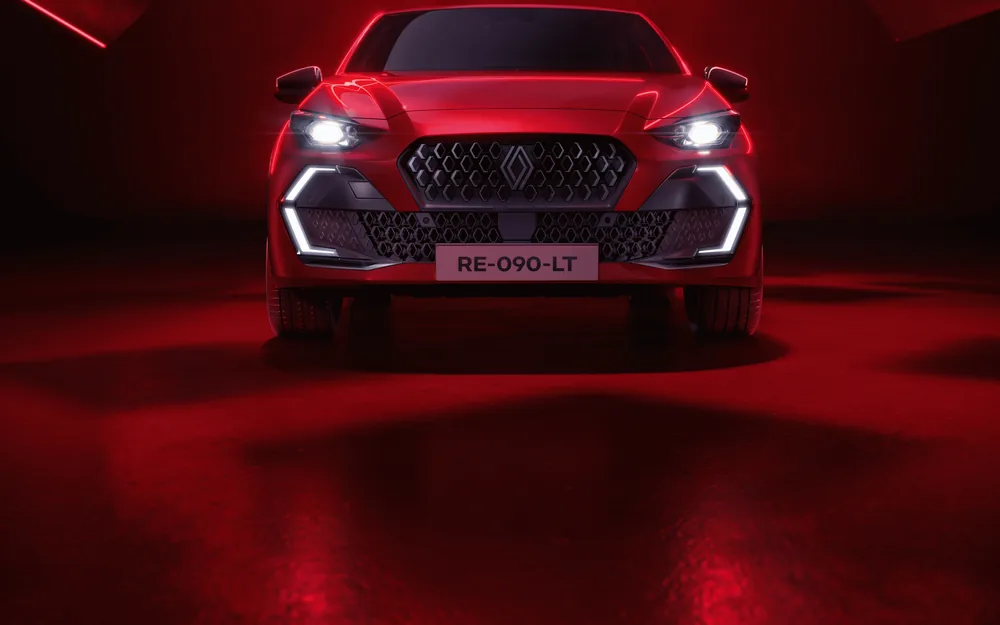 Renault Clio, vue trois quarts avant